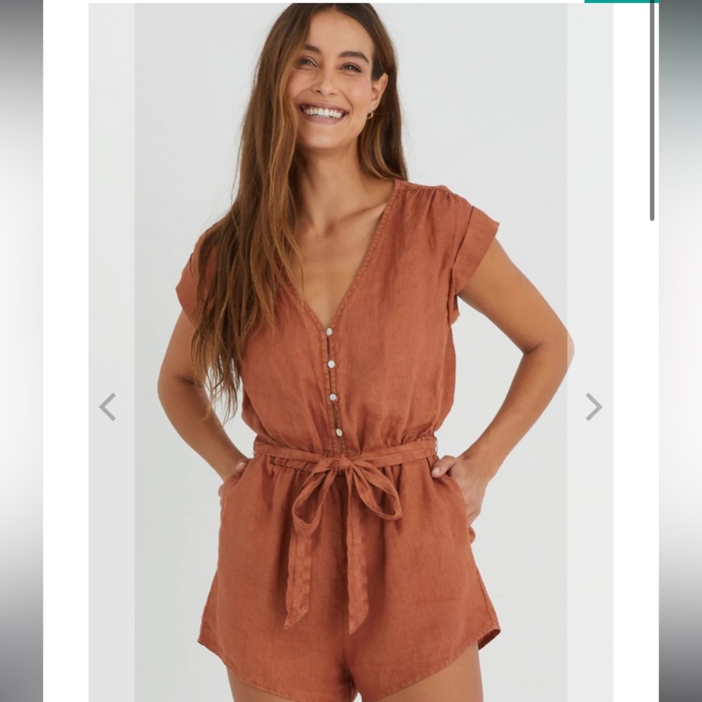 Anthropologie Romper - linen